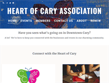 Tablet Screenshot of heartofcary.org